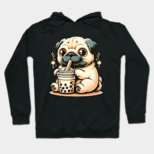 Kawai Cute Pug Hoodie